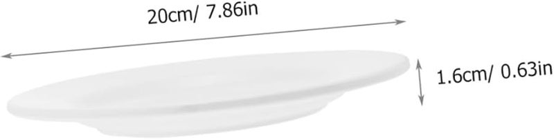 STOBAZA 3 Pack Snack Plates Lightweight Serving Dishes for Desserts Appetizers Home Outdoor Use - Image 2